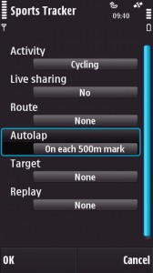 Activity setup Activity setup